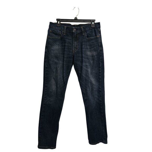 Levis Mens 511 Slim Fit Jeans Size 32x30 Dark Blue Denim - Picture 1 of 6